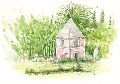 Gloriette du Parc de la mairie de Cerny